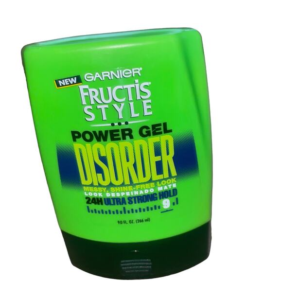 Garnier Fructis Style Disorder Power Gel 24HR Ultra Strong Hold 9 Oz / 266 mL - Picture 1 of 5
